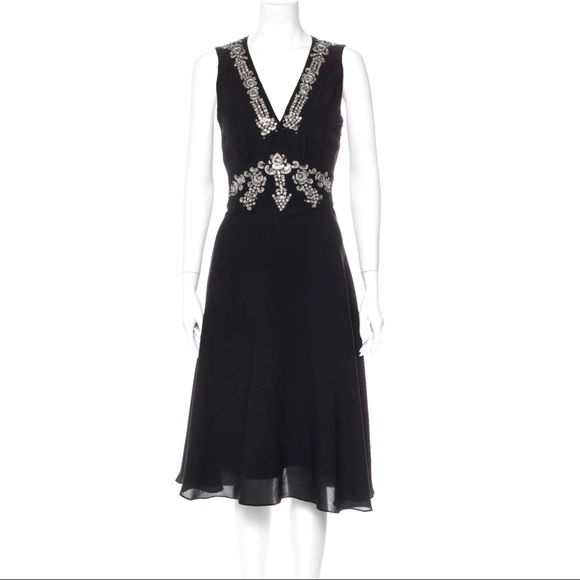 Temperley London Dresses & Skirts - Temperley London Black Silk Midi Dress